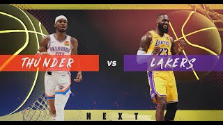 NBA LOS ANGELES LAKERS  vs OKLAHOMA CITY THUNDER   GAMEPLAY PS5 UHD