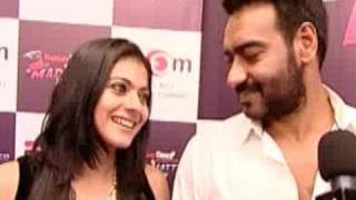 Ajay Devgn \u0026 Kajol attend the Bombay Times party