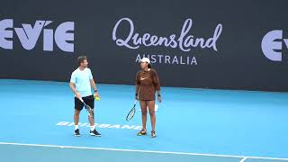 Naomi Osaka trains in Brisbane as a return to tennis nears  大坂 なおみ