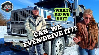 WE BOUGHT OUR FIRST SEMI! SEALING THE DEAL ON AN ‘88 FORD 9000…