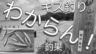 12月の久美浜でキス釣りしたけどキス釣りの奥深さにやられた