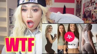Reacting To Hot Girl's Musically Compilation (#ewww)