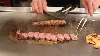 【神戸】神戸牛 鉄板焼き Kobe beef  Teppanyaki