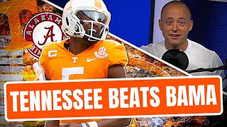 Tennessee Beats Alabama - Josh Pate Rapid Reaction (Late Kick Cut)