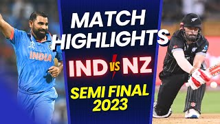 🔴India vs New Zealand Semi Final Full Match Highlights | World Cup 2023 | IND vs NZ HIGHLIGHTS