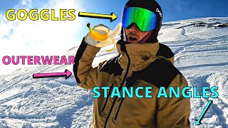 My Full Gear Rundown - Stance Angles - Etc!