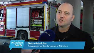 Fire and Ice - welche Probleme die Feuerwehr München bei Minusgraden hat