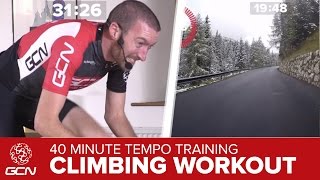 Epic Climbing Workout: 40 Minute Tempo Cycling Training On The Passo Falzarego & Passo Valparola