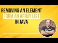 Remove elements from an arraylist in Java