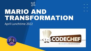 Mario and Transformation Problem Code: TRANSFORM | CodeChef Solution | Python3