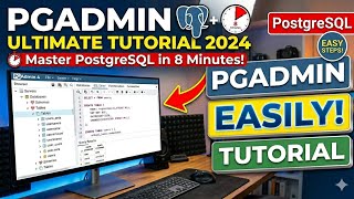 How to Use pgAdmin with PostgreSQL | Complete Practical Tutorial