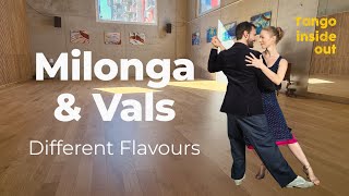 Milonga & Vals | Same Structures filled with different Flavours | Parallel Giro, Doubles & more