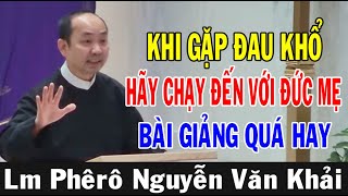 KHI GẶP ĐAU KHỔ HÃY CHẠY ĐẾN VỚI ĐỨC MẸ - Lm Phêrô Nguyễn Văn Khải | Ánh Sáng Lời Chúa