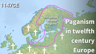 Paganism in twelfth century Europe. European beliefs still extant prior to the Northern Crusades