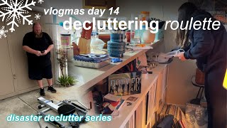 Decluttering Roulette - Blake's turn, cohabitating with clutter & neurospicy brains | Vlogmas Day 14