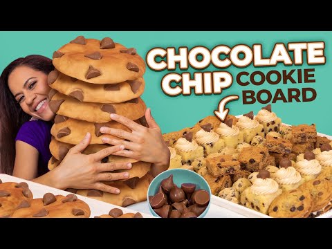 I caked GIANT CHOCOLATE CHIP COOKIES  CCC Dessert platter!  How to Cake It with Yolanda Gampp