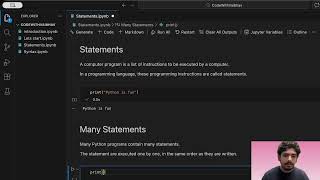 Statements in Python Programming Language | codewithvaibhav