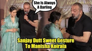 Manisha Koirala Special Gift To Sanjay Dutt 😍😍😍 At Prasthanam Teaser Launch