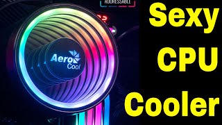 Best looking CPU Cooler! 🔥 AeroCool Mirage 5 ARGB CPU AIR COOLER