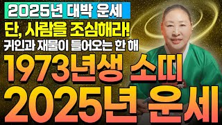 2025년 을사년에 대박나는 1973년생 소띠 운세! 귀인과 재물이 쏟아져 들어오는 한 해☀️ 단, 사람을 조심해야 되는 소띠 분들! | 1973년생 소띠 운세