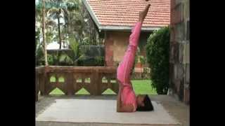 Salamba Sarvangasana Yoga For Obesity