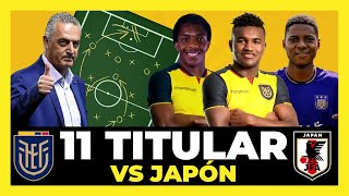 Mi Alineación de Ecuador vs Japón | Partido amistoso rumbo a Qatar 2022 🇪🇨🏆