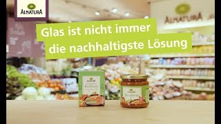 Alnatura macht Sinn: Verbundkarton oder Glas