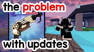 this is the problem with roblox bedwars updates... 🔥