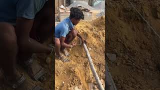 Column Footing Techniques #shorts #Column #Construction #House #building