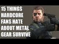 15 Things Hardcore Metal Gear Fans Hate About Metal Gear Survive