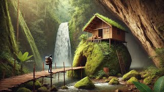 Build shelters in caves, catch frogs and pick wild vegetables to survive at waterfalls, camp