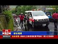 苗62線落石砸車！ 遊覽車、自小客先後遭重擊