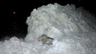 Boy dies building a snow fort