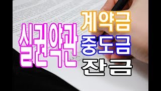 실권약관 특약사항 실효약관 계약서 작성 계약금 중도금 잔금 채무불이행 특별한사정