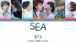 BTS (방탄소년단) - SEA  | Color Coded Lyrics | Han/Rom/Eng