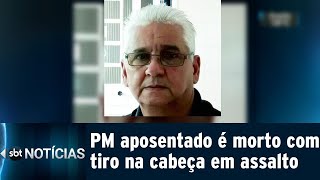 PM aposentado é morto durante tentativa de assalto em SP | SBT Notícias (20/10/18)