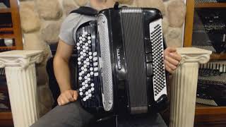 2878 - Black Giulietti F3CT Freebass Converter C System Chromatic Button Accordion LMM 92 123 $2999