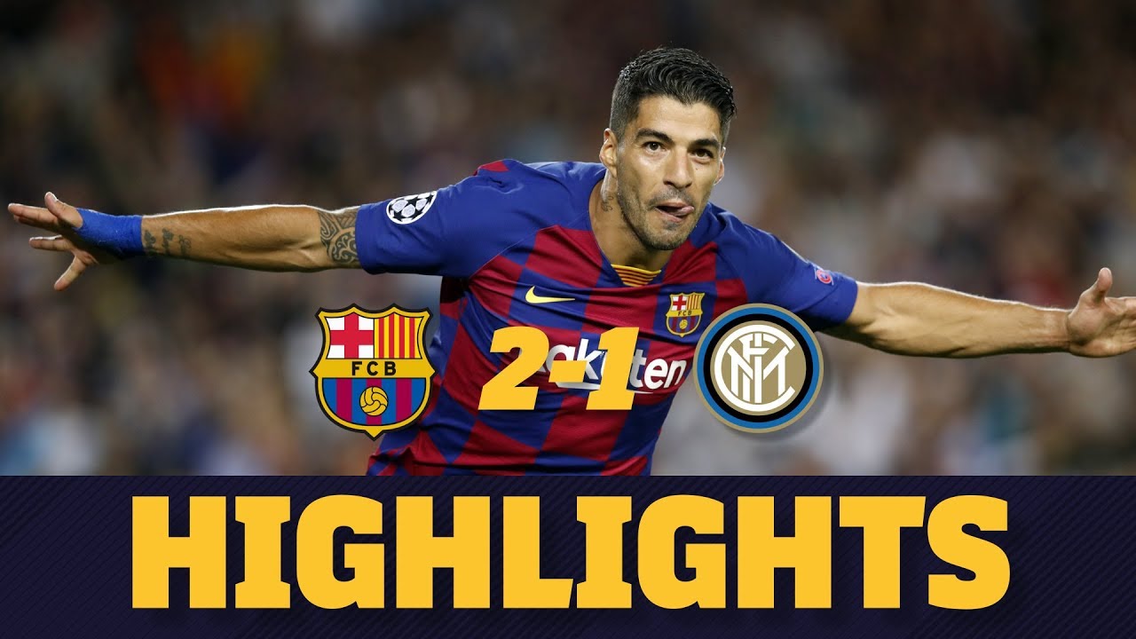 HIGHLIGHTS | Barça 2-1 Inter - YouTube