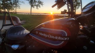 Harley Sportster Primary oil change(Watch Full-screen)#sportster #harleydavidson #vlog #motorcycle