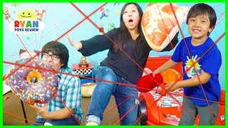 Ultimate Laser Challenge with Ryan ToysReview and Kid Spy Toys