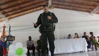 Intervención Comandante Estación Municipio de Briceño