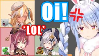 Pekora Gets Mad While Rest Of 3rd Gen Can't Stop Laughing【Hololive/Usada Pekora】