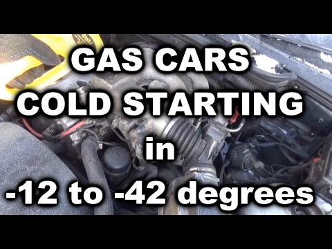 Frozen Gas Cars Cold Start Compilation 42 C S 3 Ep 47 Odpalanie