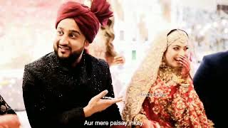 اریشہ کے دولہے کی باتیں سنو😅 | Arisha Razi Rukhsati | Arisha Weds Abdullah | Hanky Panky