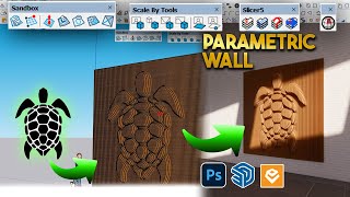 Create Stunning 3D Parametric Wall Art in SketchUp (Easy Plugin Workflow!)
