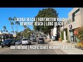 [4K] Laguna Beach, Newport Beach, Huntington Beach to Long Beach, Pacific Coast Highway, Route 1, CA