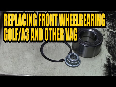 How to replace a front wheelbearing Golf mk4 and other VAG models How to replace a front wheelbearing Golf mk4 and other VAG models