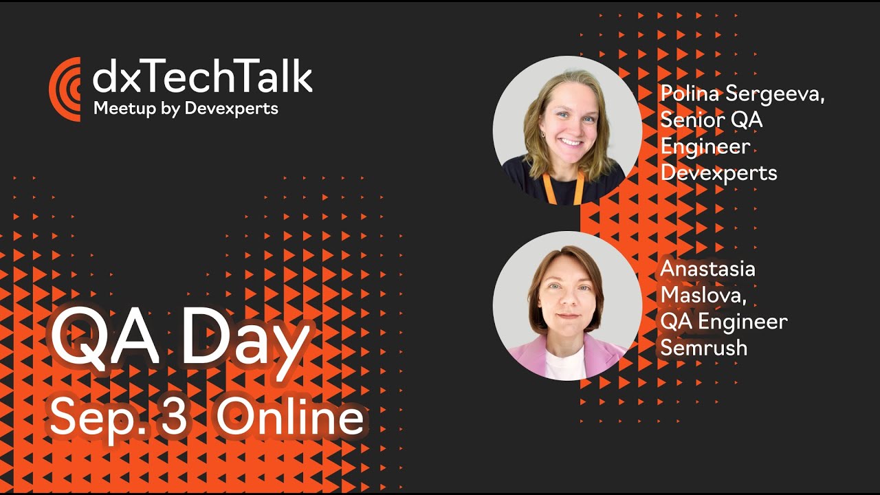 Dxtechtalk Qa Day Online Youtube
