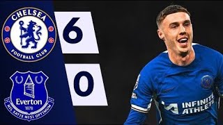 Chelsea vs Everton 0 6 All Goals | Highlights Premier League | Cole Palmer Goals