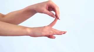 Sore finger extension exercise